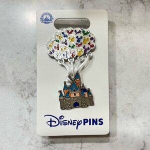 Disneyland Castle with Balloons Pin
